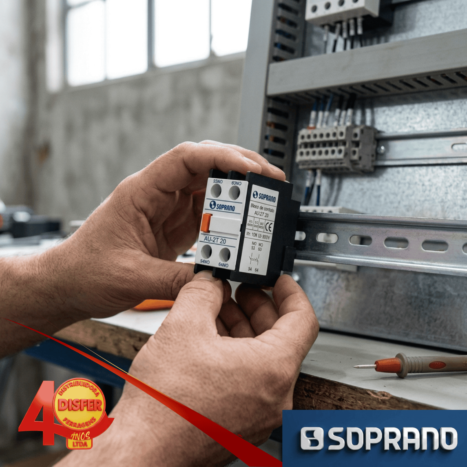 Bloco de contato Soprano AU2T20--