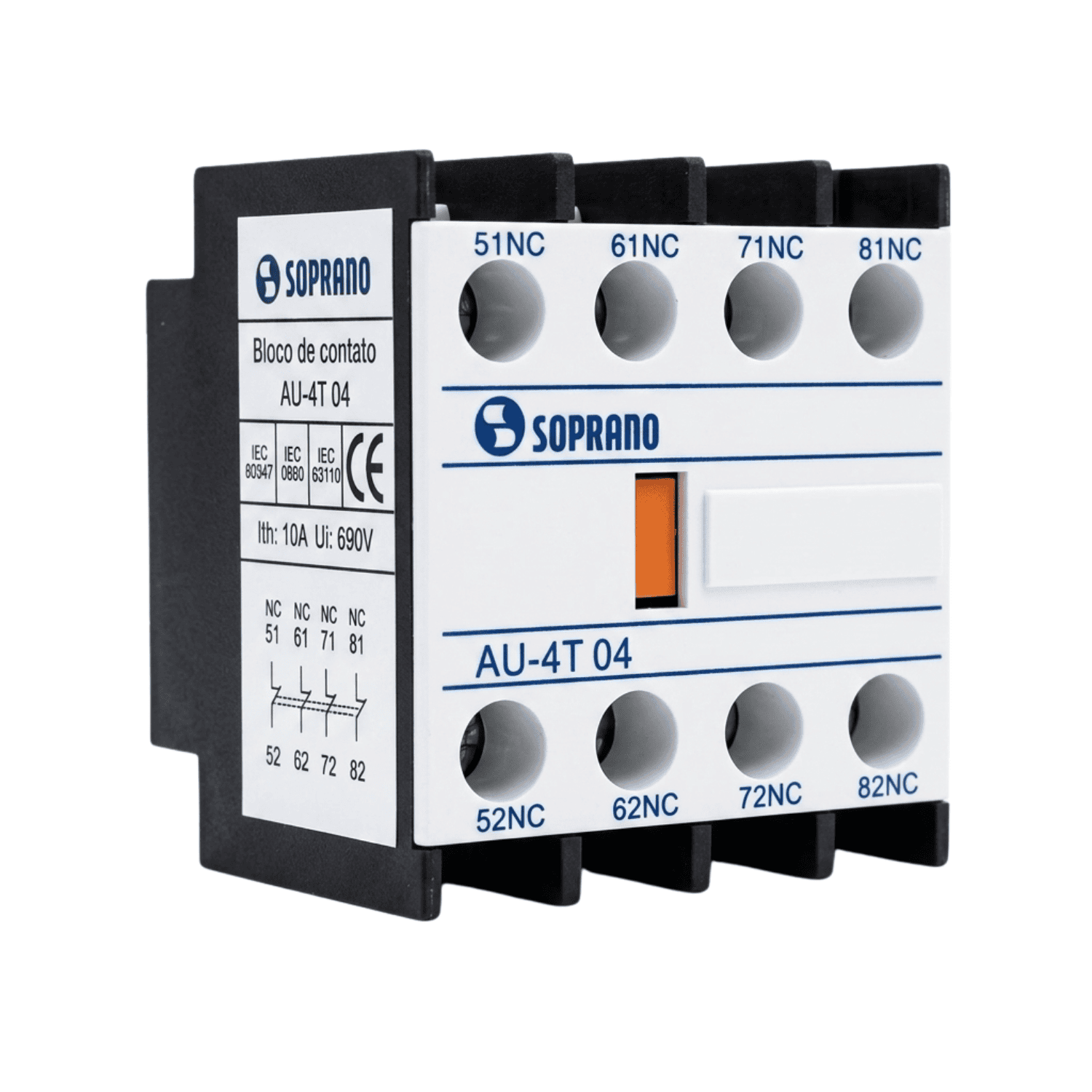 Bloco de contato Soprano AU4T04