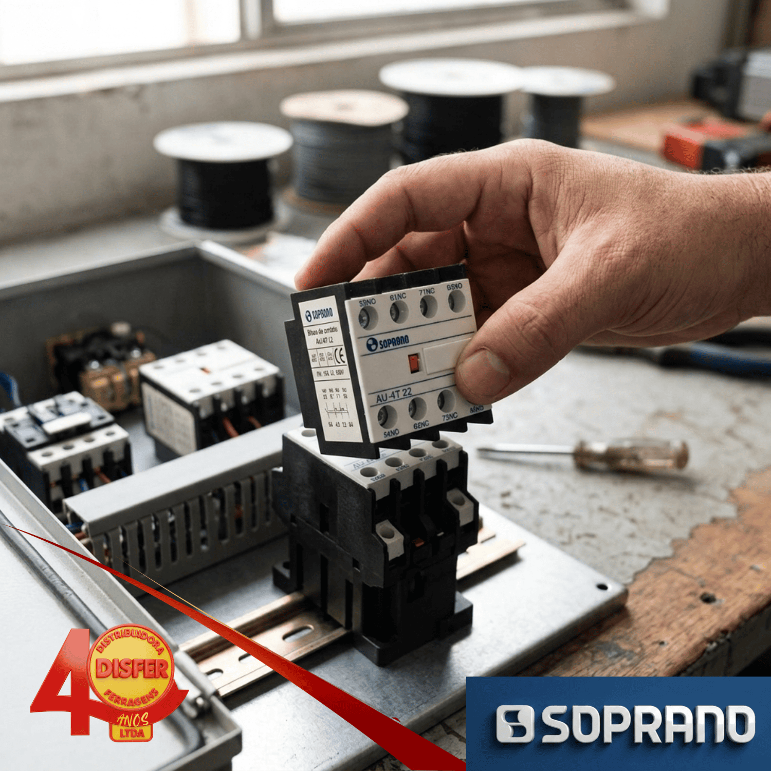 Bloco de contato Soprano AU4T22--