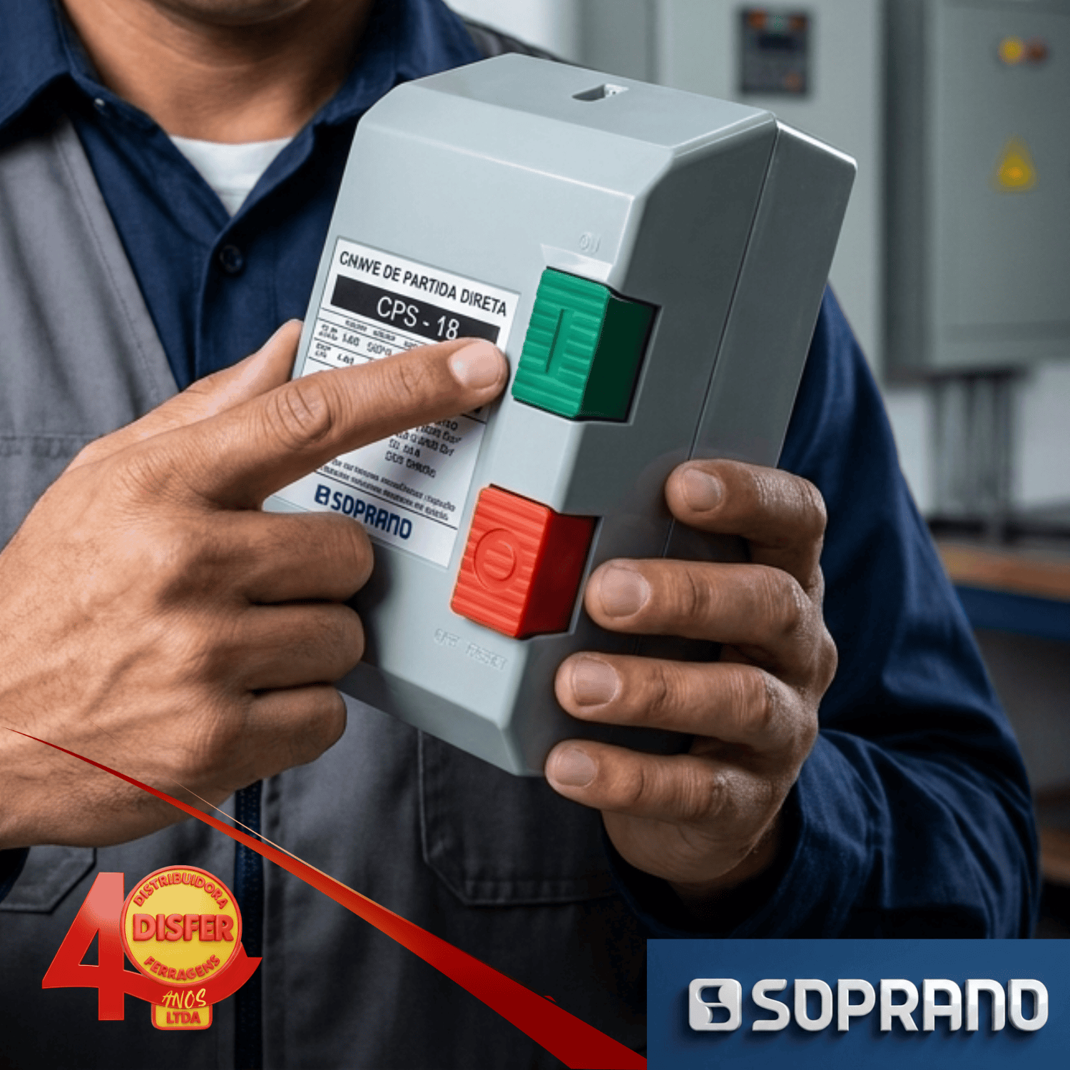 Chave de partida Soprano 5cv--