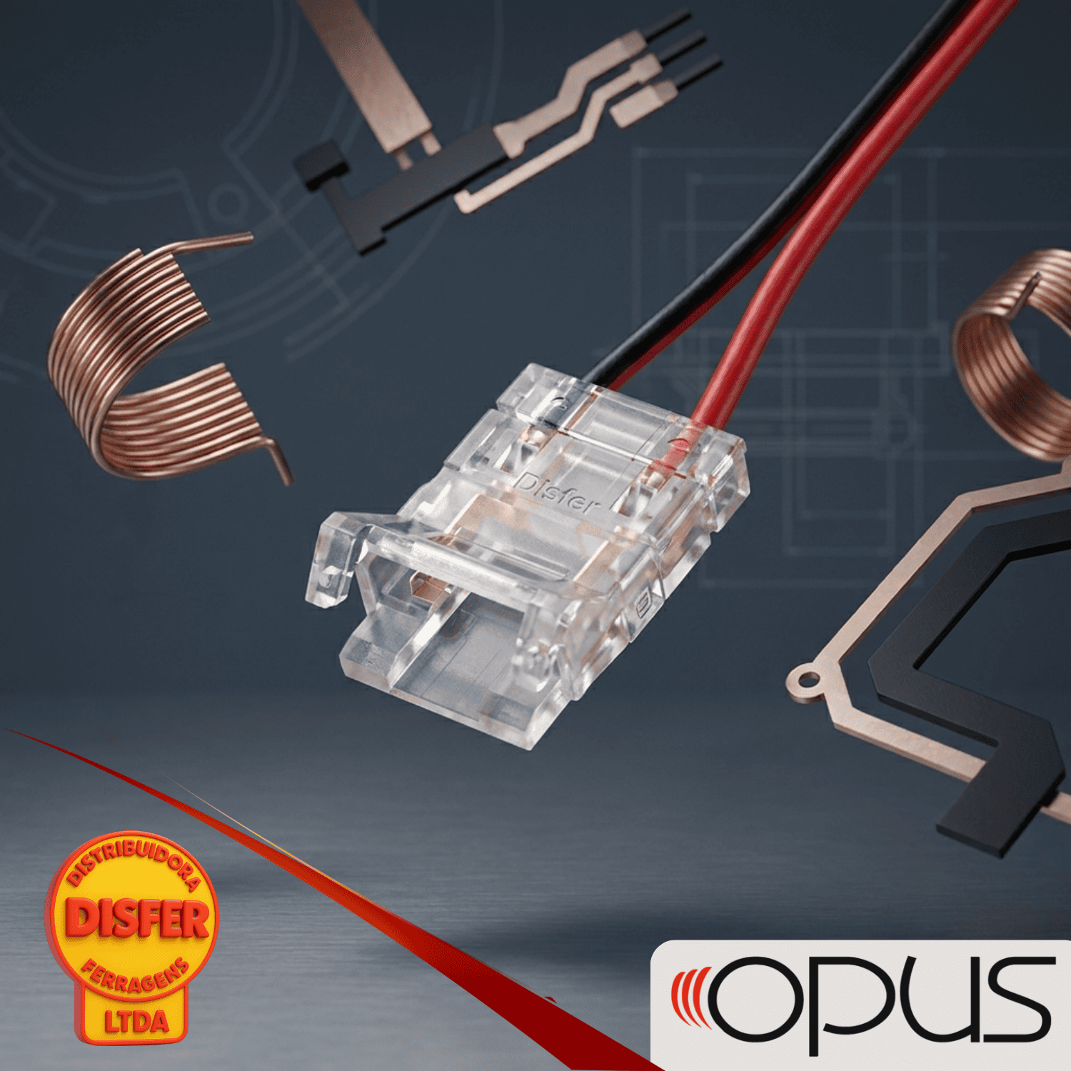 Conector plug and play 10mm opus-