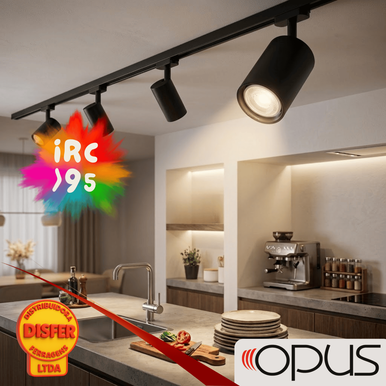 Lampada dicroica mr16 7w 4000k-