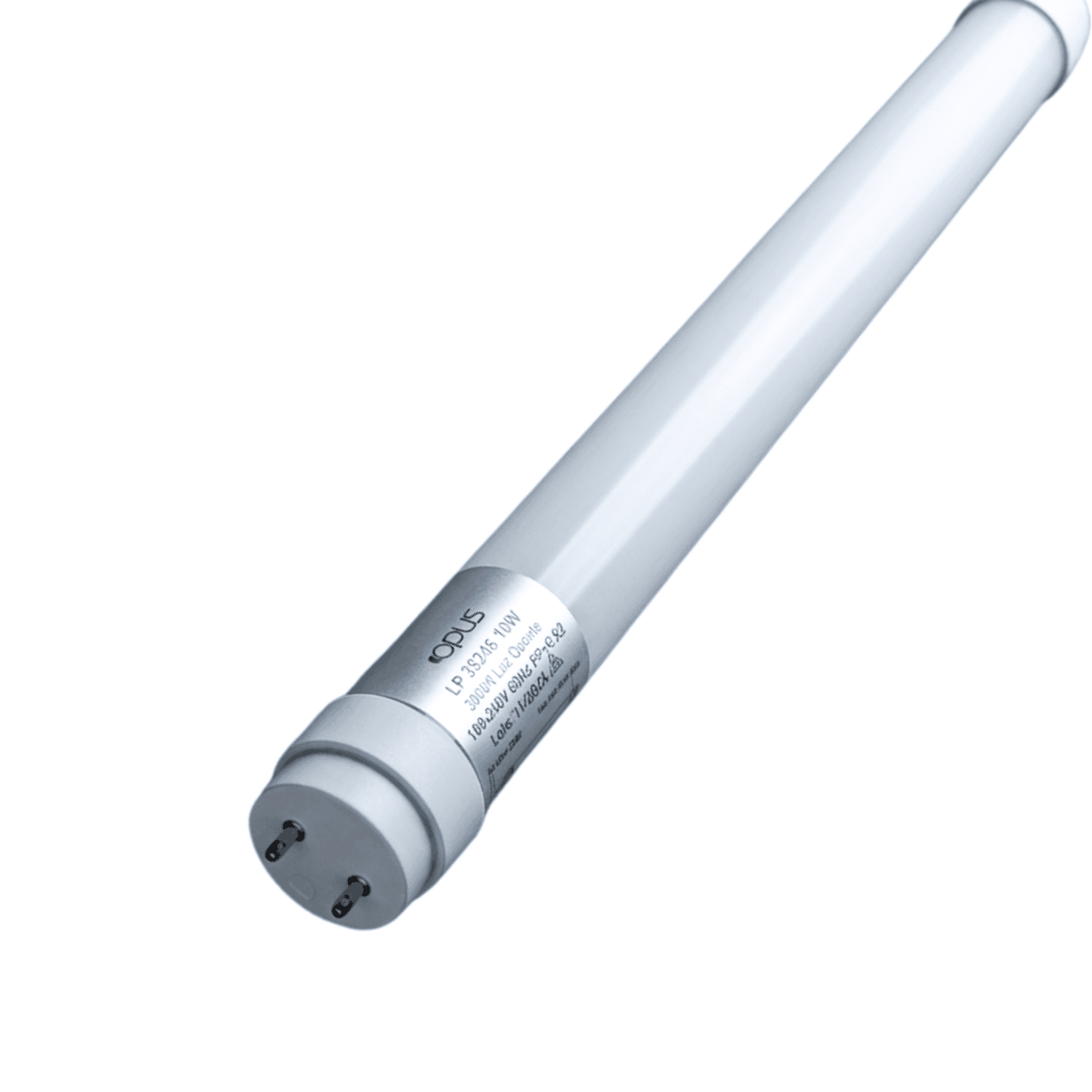 Lampada t8 tubular led 3000k 10w opus