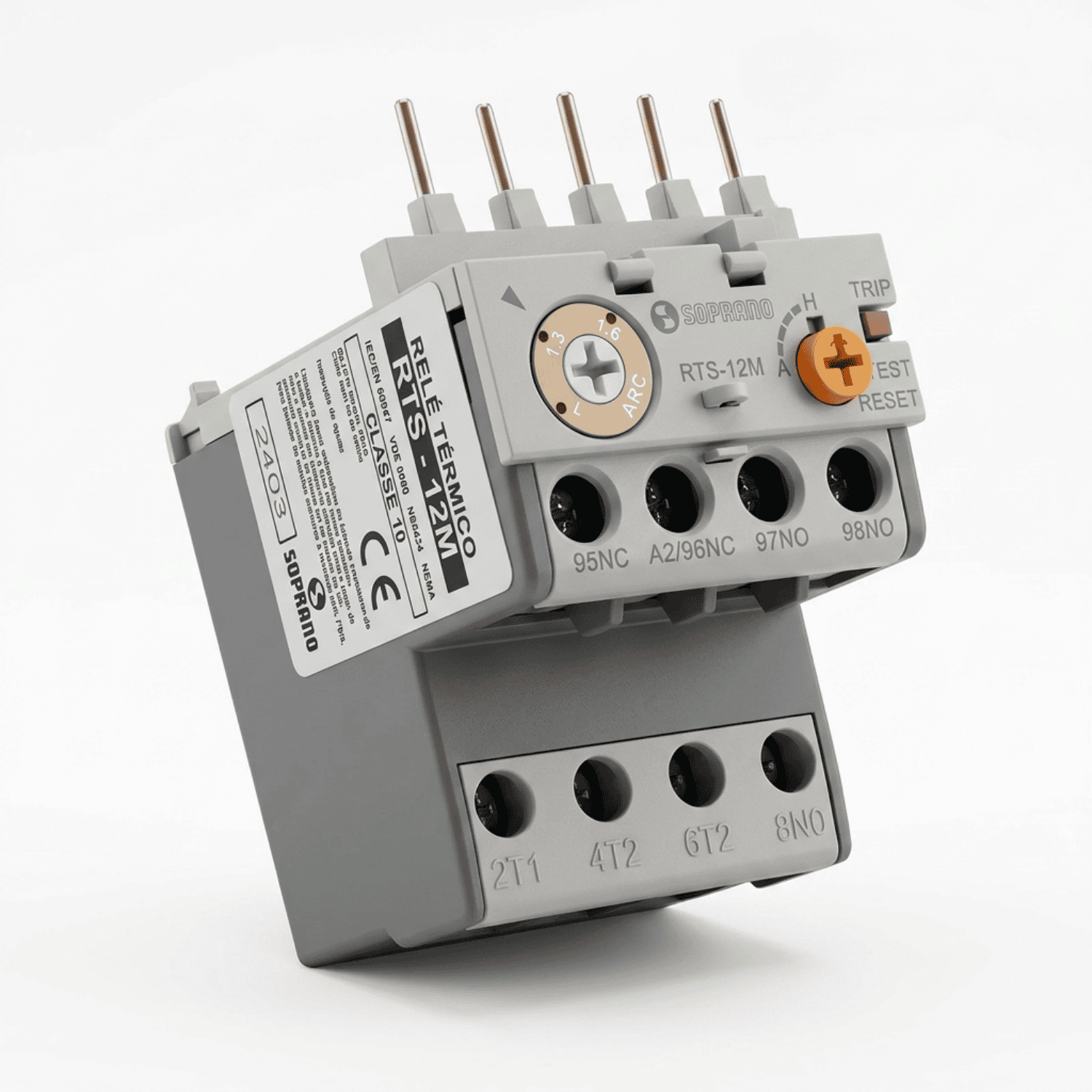 Mini Rele Termico RTS-12M 1-16