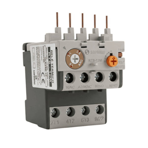 Relé Térmico de Sobrecarga RTS-12M 1,6–2,5A Mini – Soprano