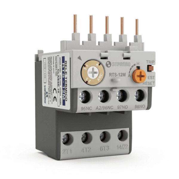 Relé Térmico de Sobrecarga RTS-12M 2,5–4A Mini – Soprano
