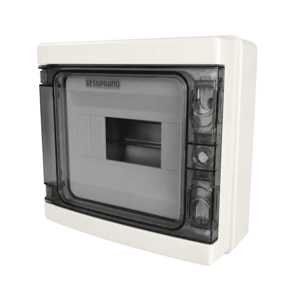 Quadro para Montagem String Box 8 Polos Sobrepor IP65 – Soprano