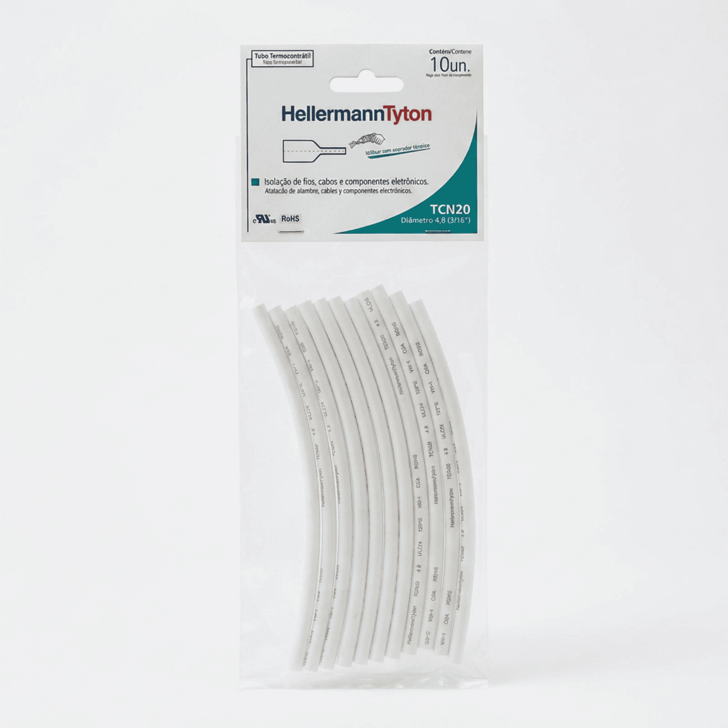 Tubo Termocontratil 316 branco