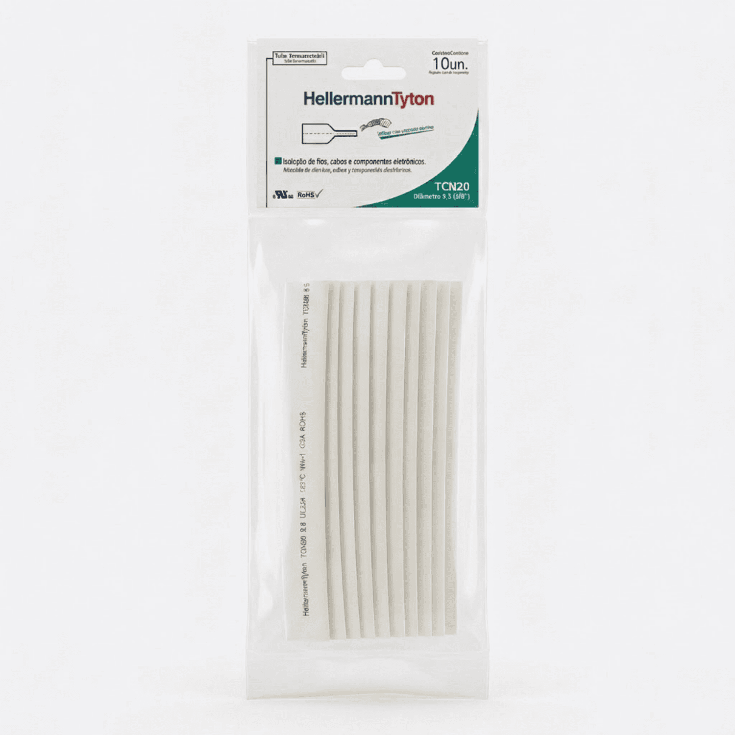 Tubo Termocontratil 38 branco
