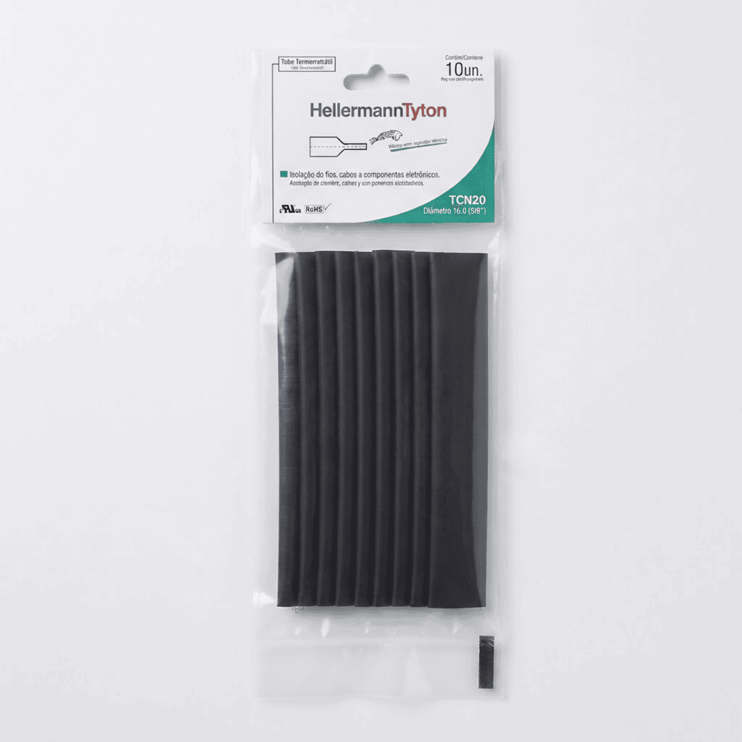 Tubo Termocontratil 58 preto