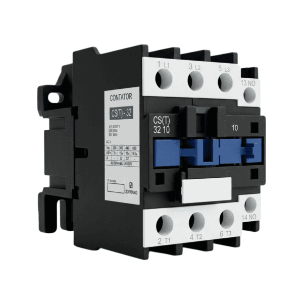Contator CS(T) 32 10 3P + 1 NA 32A 220Vca - Soprano
