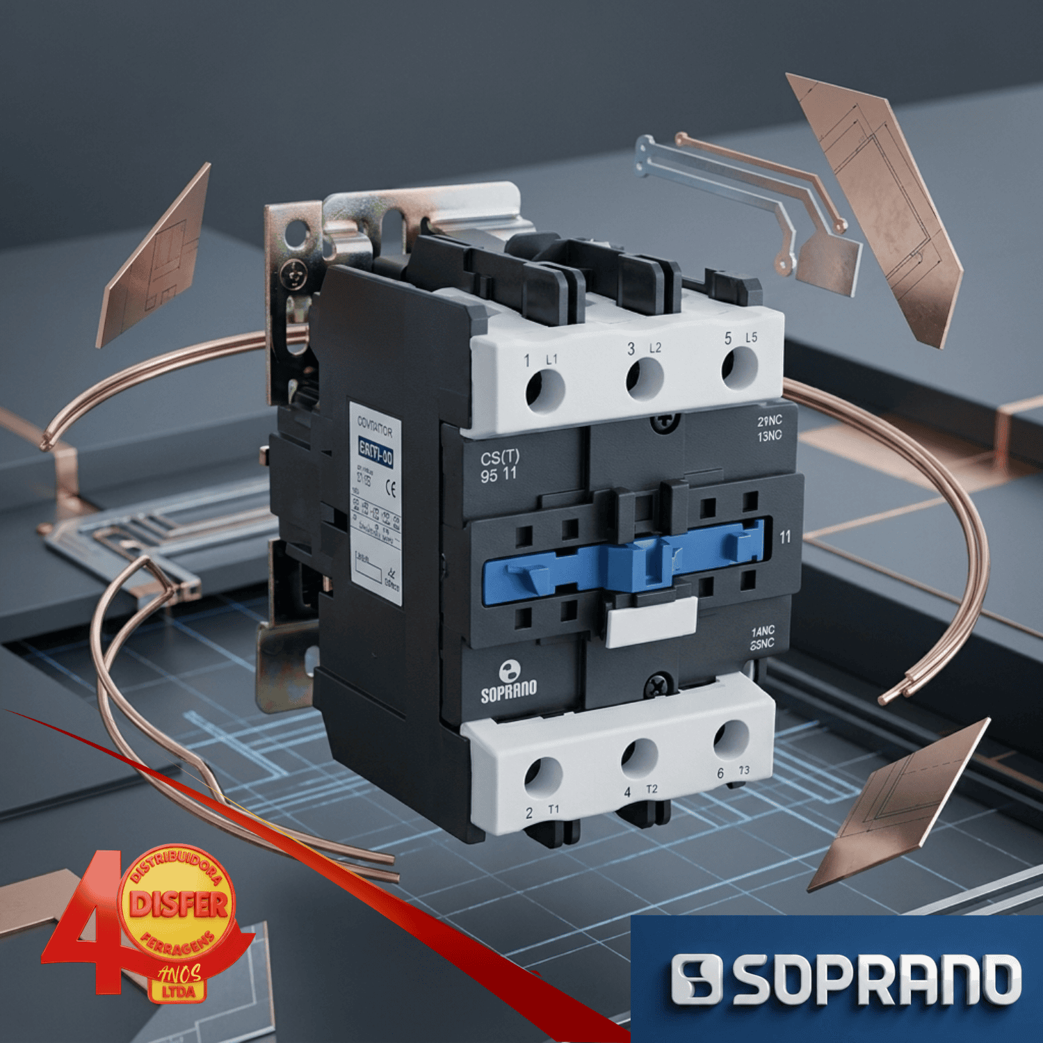 contator cst 9511 soprano-