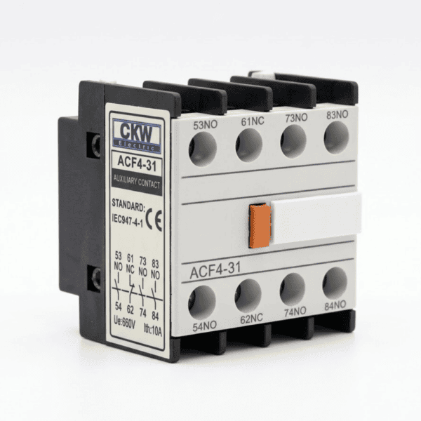 Bloco de Contato Auxiliar para Contator 3 NA + 1 NF ACF4-31 – CKW