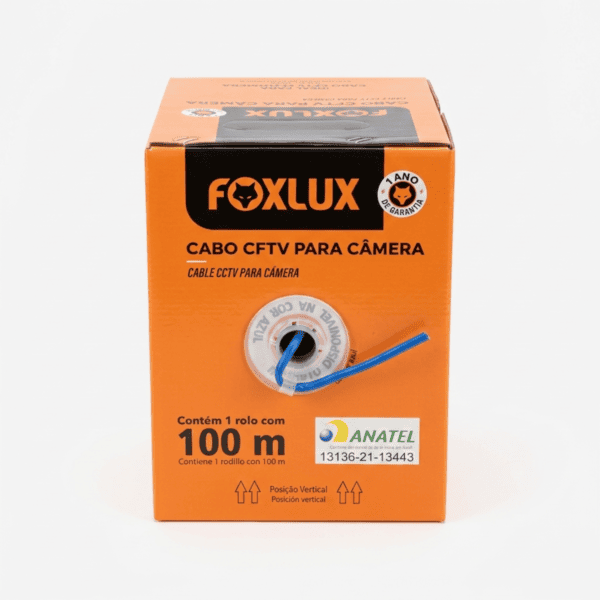 Cabo CFTV para Câmera 8x24AWG 100m - Foxlux