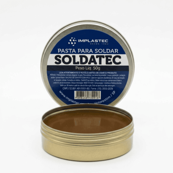 Pasta para Soldar Fluxo de Solda 50g - Implastec