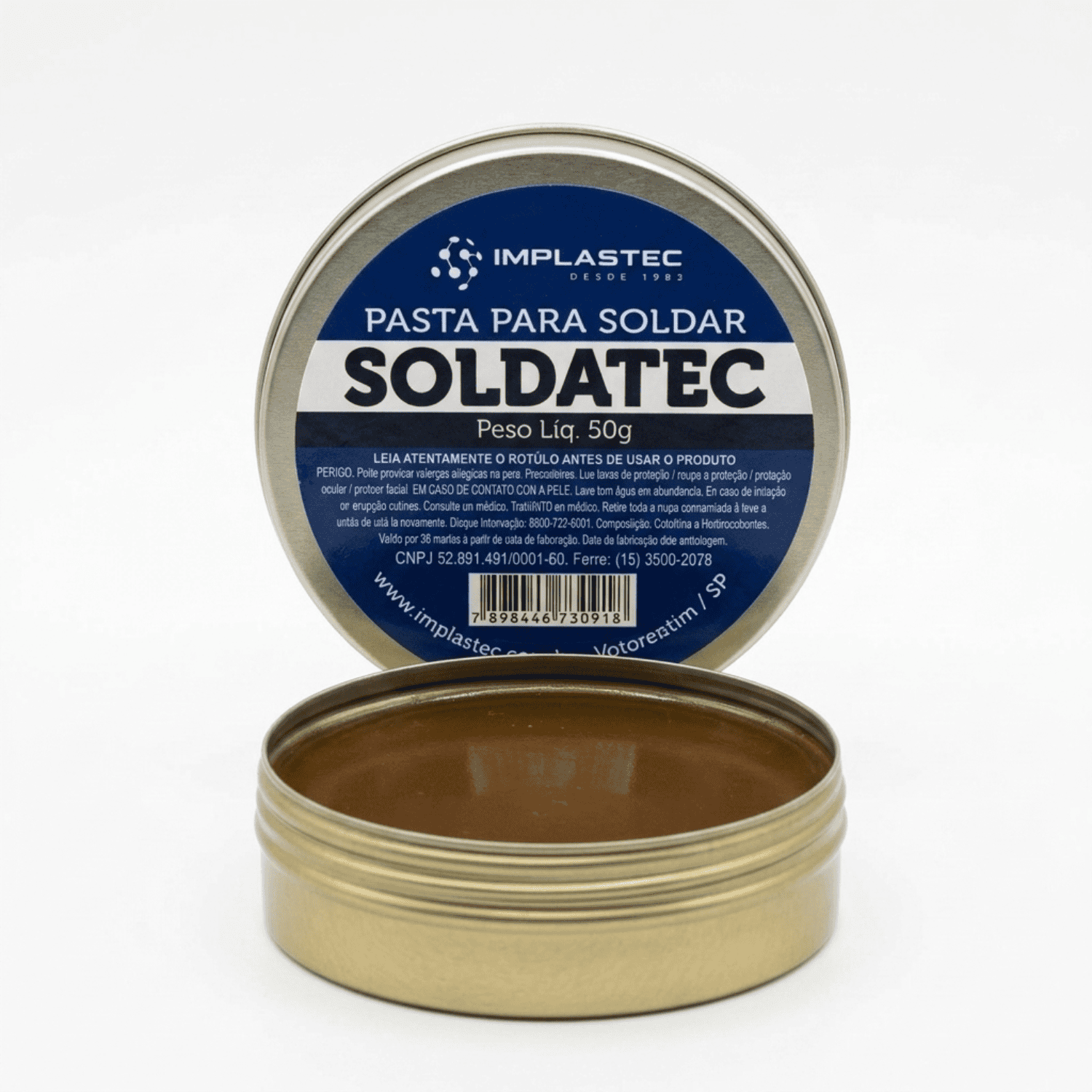 Fluxo de Solda Implastec