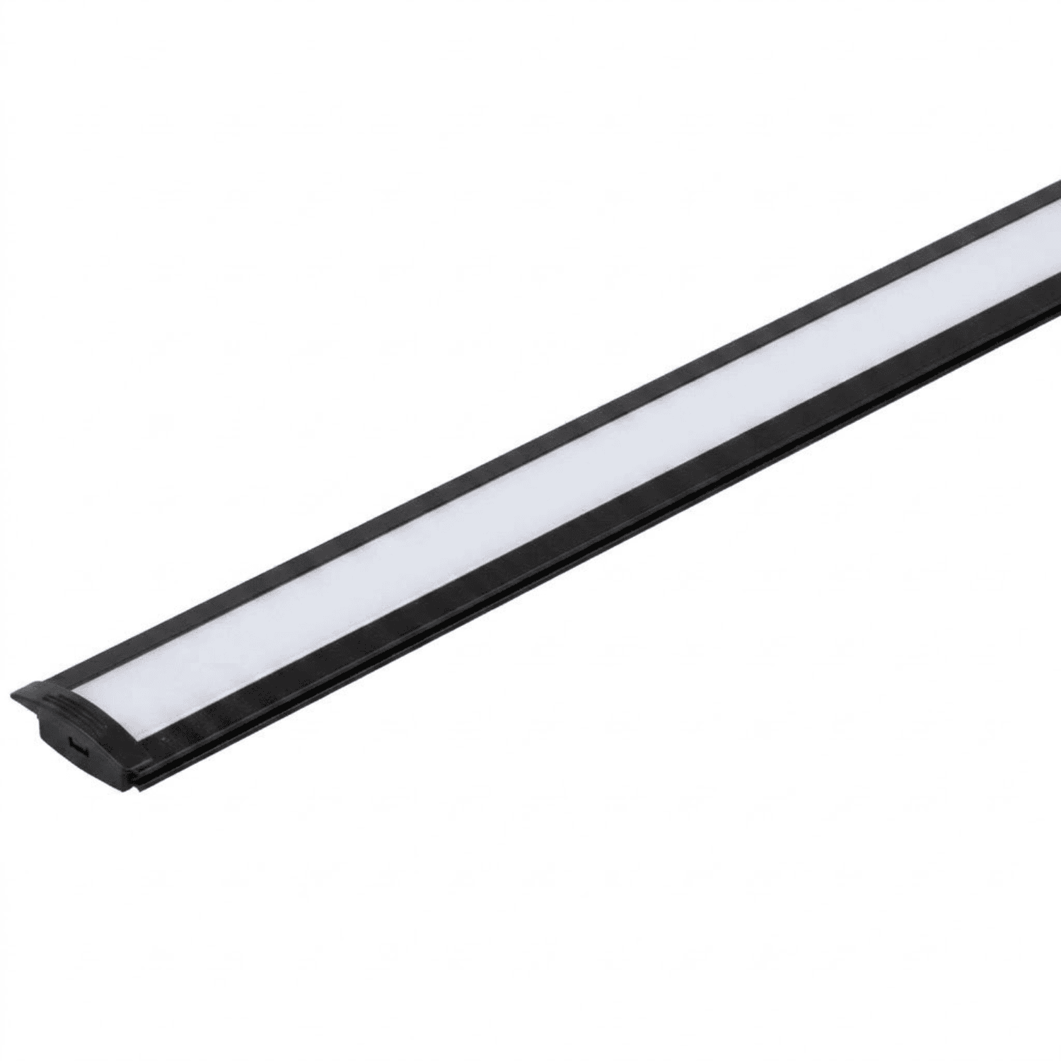 Perfil de embutir slim preto gaya