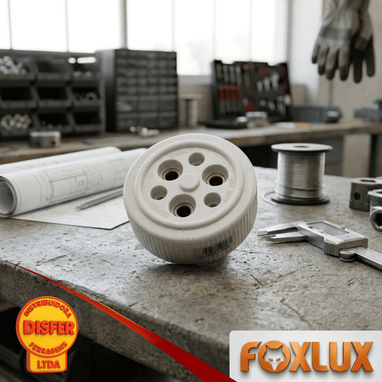 Tomada de Porcelana trifasica foxlux-