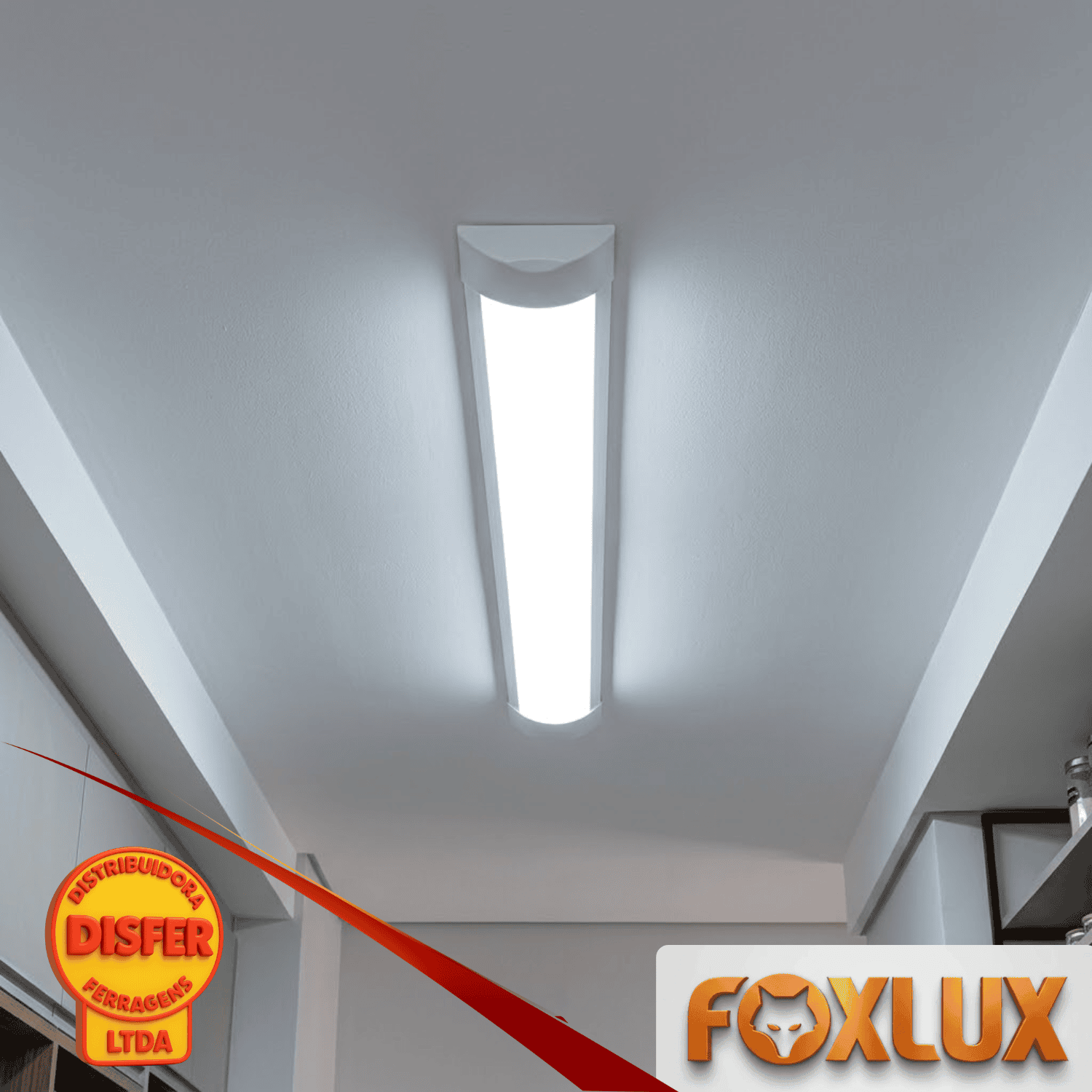luminaria led slim 18W 6500K foxlux--