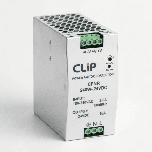Fonte Chaveada Trilho DIN 24Vcc 10A 240W Bivolt CFMR - Clip