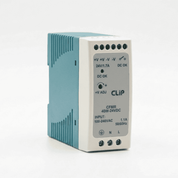 Fonte Chaveada Trilho DIN 24Vcc 1,7A 40W Bivolt CFMR - Clip