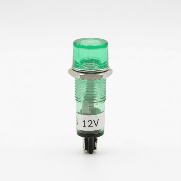 Sinaleiro Olho de Boi Verde 11mm 12V DC - JNG
