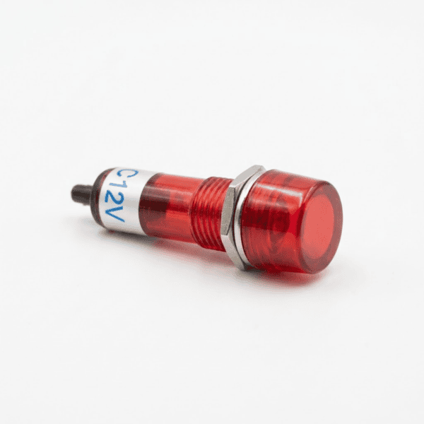 Sinaleiro Olho de Boi Vermelho 11mm 12V DC - JNG