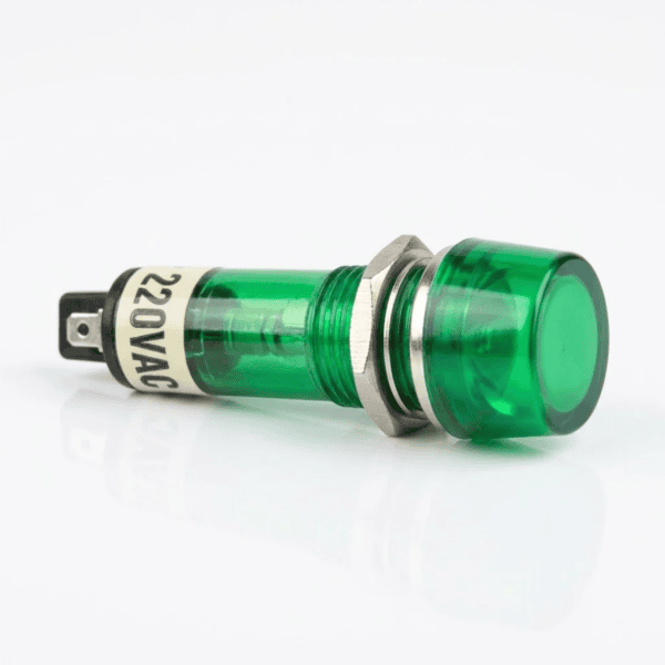 Sinaleiro Olho de Boi Verde 11mm 220V - JNG